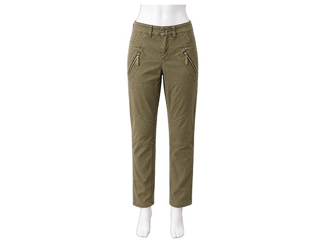Pantaloni Cargo Vintage in Cotone Khaki Emilio Pucci Cachi