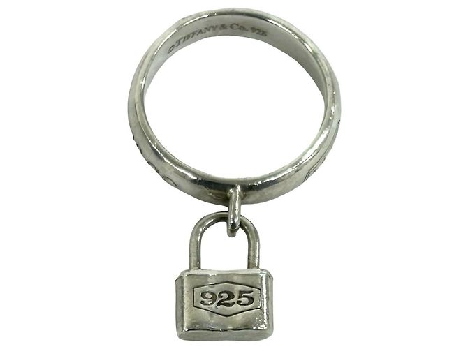Tiffany & Co. 1837 Cadena Lock Ring Silber