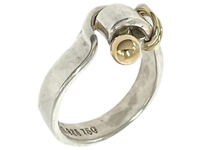 Tiffany & Co Tiffany Vintage Hook & Eye Ring Silber Golden