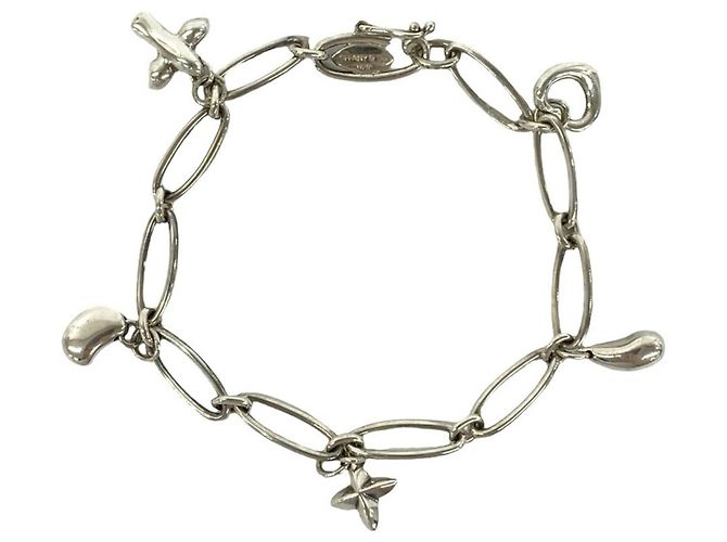 Tiffany & Co Bracciale Tiffany Vintage con 5 charm Argento