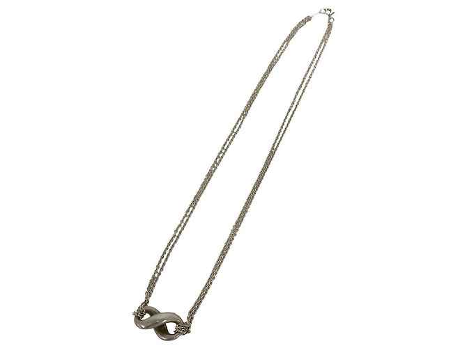 Tiffany & Co Tiffany Vintage Infinity Halskette Silber