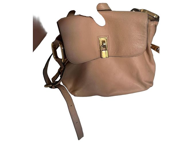 Bolsa de Ombro Marc Jacobs Locky Bege