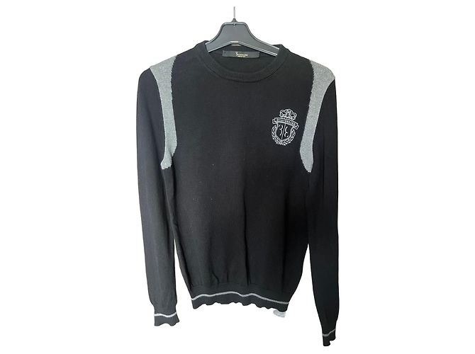 Pull BillionaireBoy’s en mélange de coton et cachemire noir