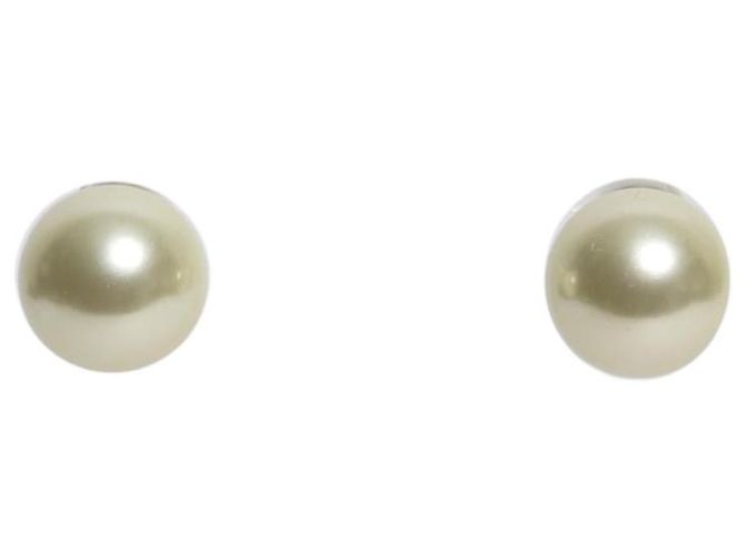Orecchini con perle Dior crema Crudo 