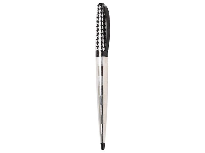 Penna a sfera Dior argento e nera 
