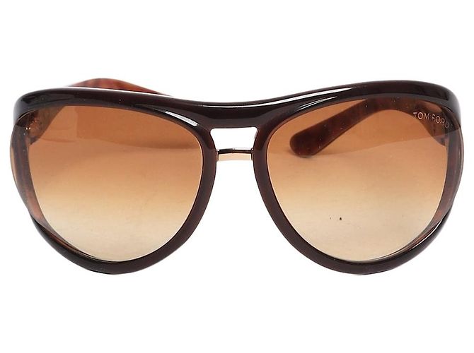 Tom Ford Gafas de sol Cameron marrones Castaño