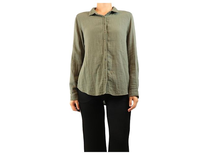 Autre Marque Camicia Khaki Scout - size S Verde