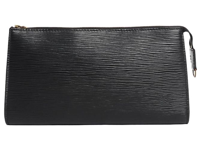 Louis Vuitton Black 1996 EPI leather key pouch