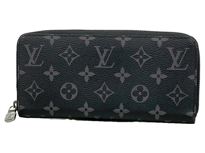 Louis Vuitton Monogram Eclipse Zippy Wallet Black