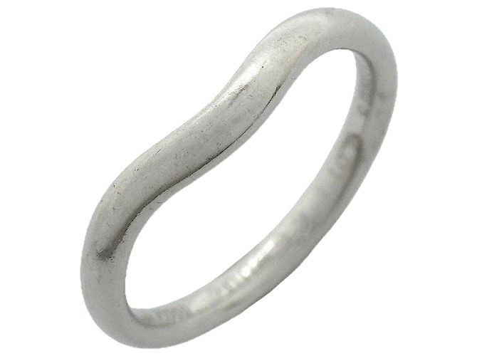 Anel Curved Band Tiffany & Co. em Platina