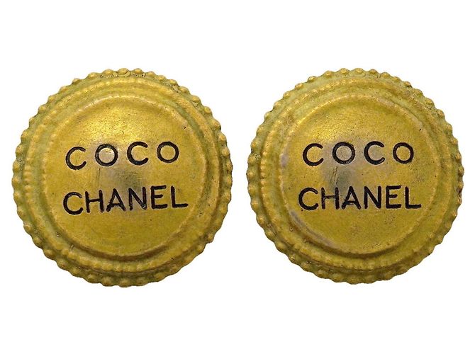 Orecchini a clip Chanel placcati in oro D'oro