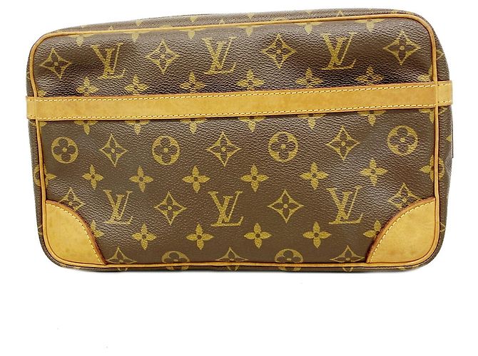 Borsa a Clutch Louis Vuitton Monogram Compiegne 28 Marrone