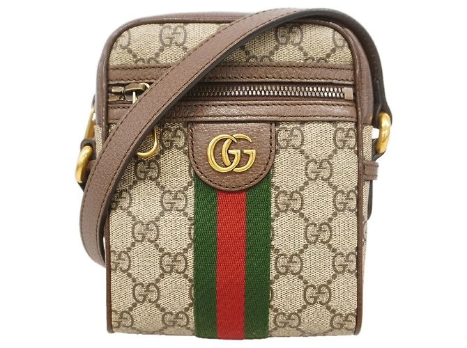 Borsa a tracolla Gucci Ophidia Marrone