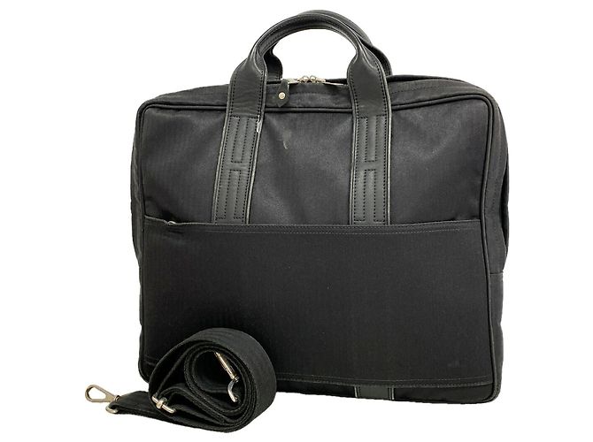 Hermès Hermes Acaprico Ordinateur Briefcase Black
