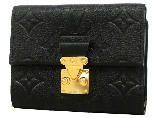 Louis Vuitton Tri-fold Wallet in Noir Black