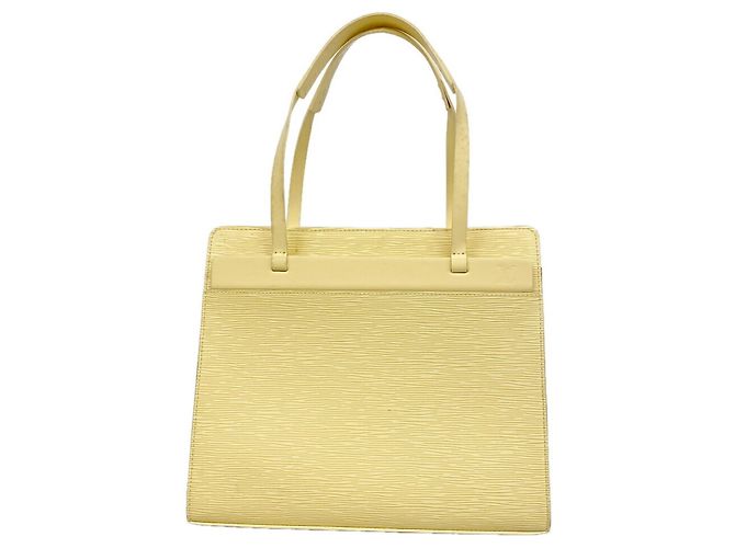 Louis Vuitton Epi Croisette PM Tote Bag Gelb