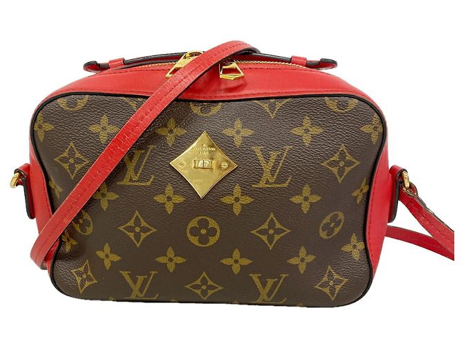 Borsa Louis Vuitton Monogram Saint-Onge Rosso
