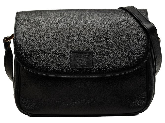 Borsa a tracolla Burberry in pelle nera Nero
