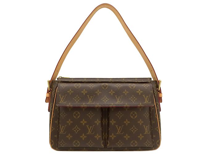 Louis Vuitton Brown Monogram Viva Cite GM Marrone