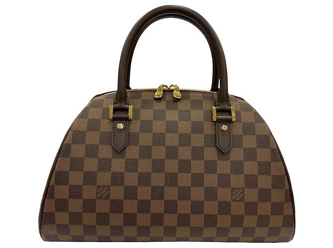 Louis Vuitton Brown Damier Ebene Ribera MM Marrom