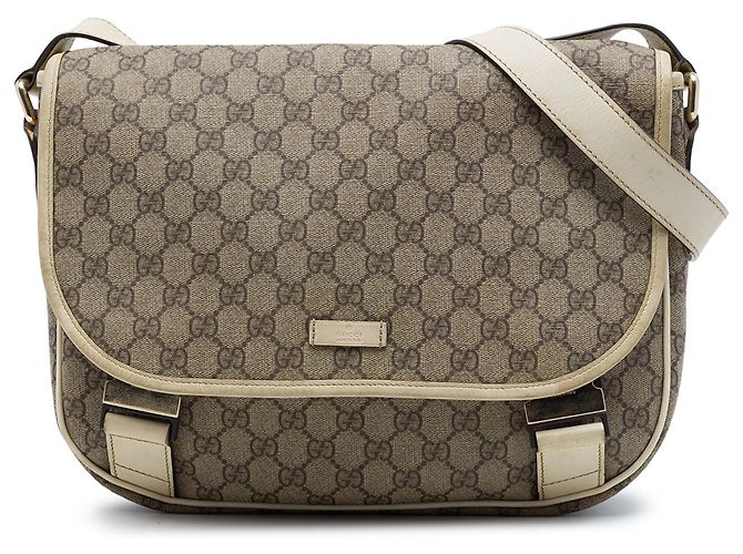 Borsa a tracolla Gucci Beige GG Supreme