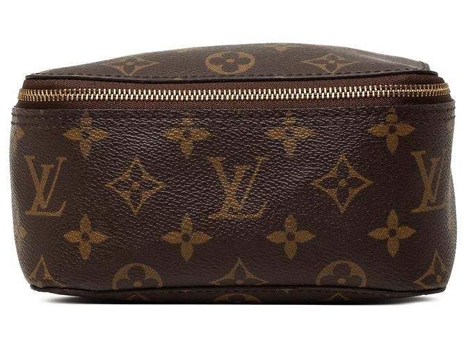 Louis Vuitton Brown Monogram Cube Rangement PM Marrone