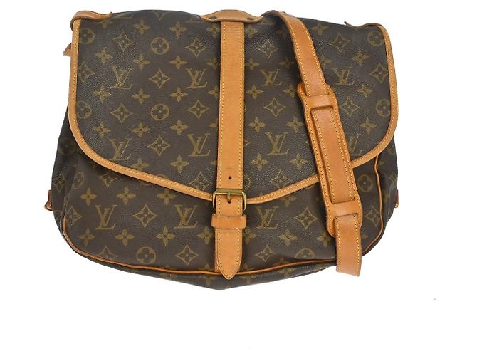 Louis Vuitton Saumur Monogram 35 Marron