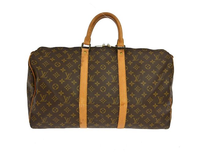 Louis Vuitton Keepall Monogram 50 Castaño