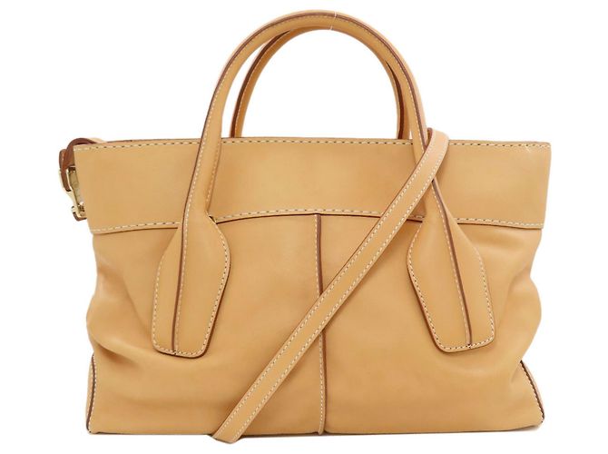 Tod's 2-Way Ledertote Beige