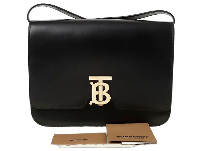 Burberry Borsa a tracolla e spalla Tb Medium Nero