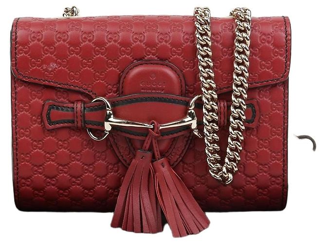 Gucci Borsa a tracolla Emily Mini Shoulder Rosso
