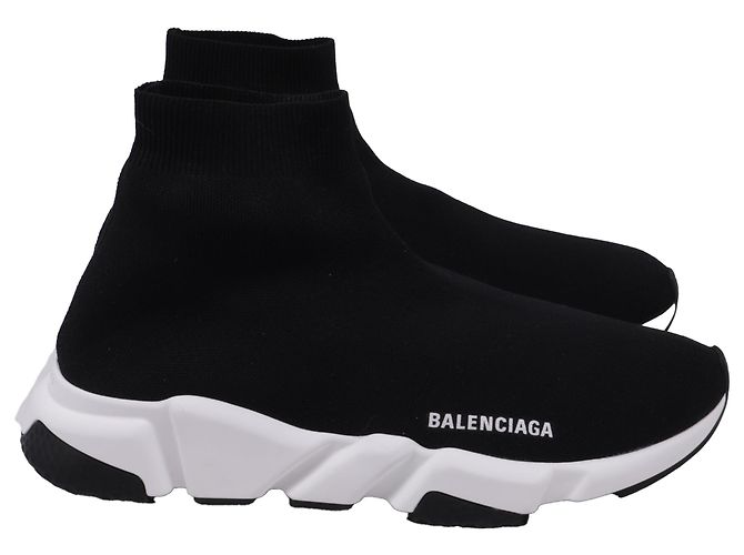 Everyday Balenciaga Speed Trainer Schuhe aus schwarzem Polyester