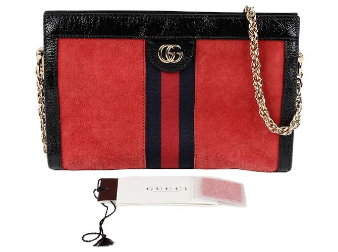 Gucci Borsa a tracolla Ophidia Chain Small Nero