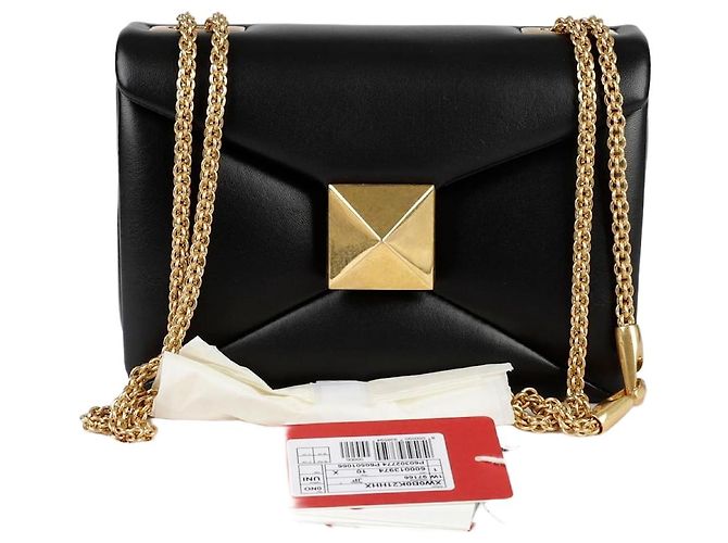 Valentino Garavani Borsa a tracolla One Stud Chain Nero