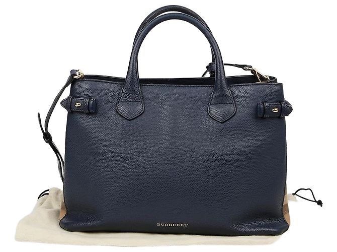 Burberry Borsa a tracolla Tote Banner Medium Nero