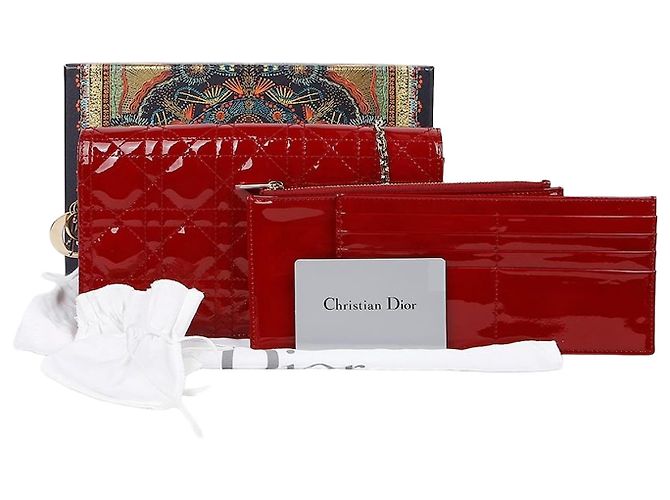 Dior Borsa a tracolla Lady Pouch Rosso