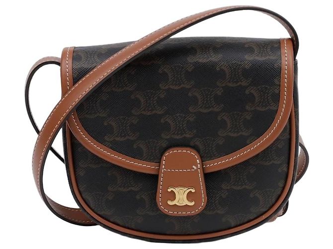 16 Céline Mini Borsa a Tracolla e Spalla Marrone 