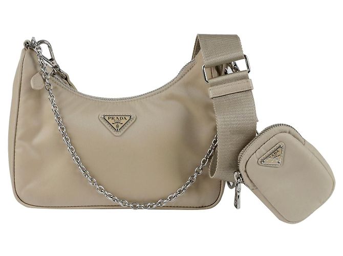 Prada Borsa a tracolla e spalla Re Edition Multi Hobo Marrone