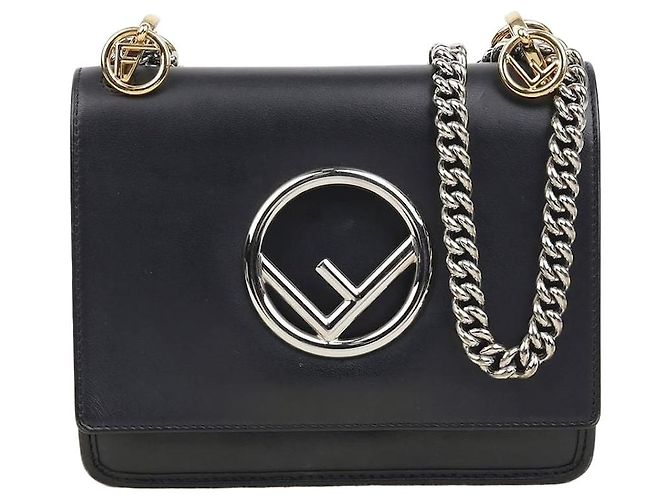 Fendi Borsa a tracolla Kan Small Nero