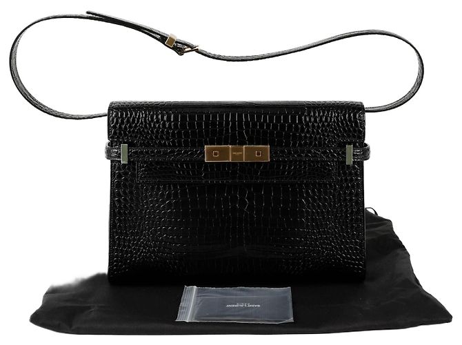 Saint Laurent Borsa a tracolla Manhattan Medium Nero