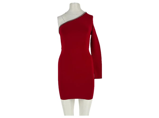 Vestido vermelho de viscose Alexander Wang