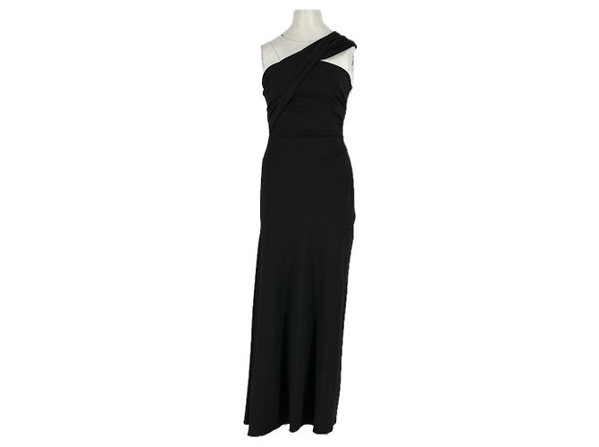 Marc by Marc Jacobs Maxikleid aus Wolle Schwarz