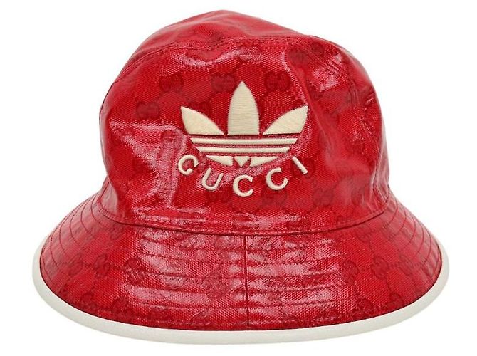 Gucci Cappello a secchiello rosso