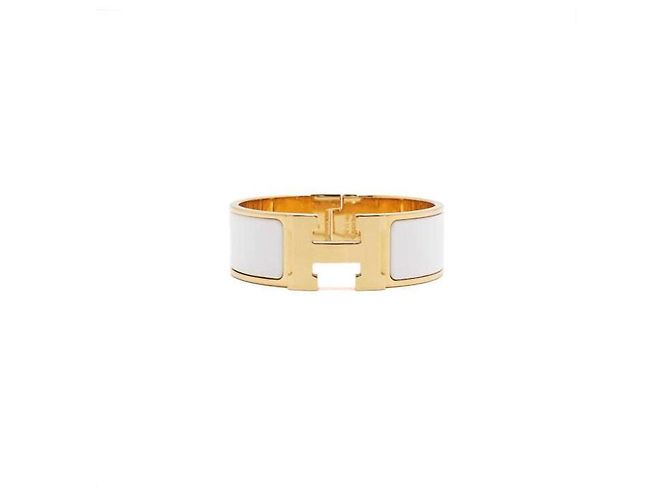 Hermès Bracciale Largo CLIC Clac Oro GM D'oro