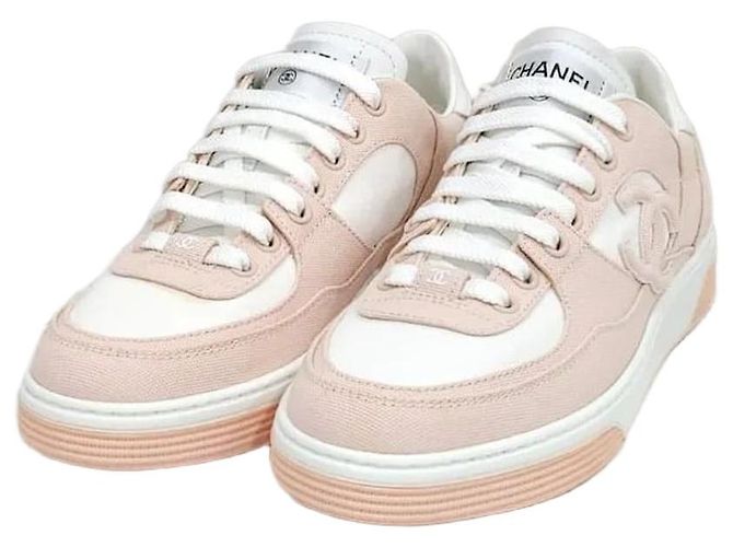 Chanel Sneakers in cotone rosa