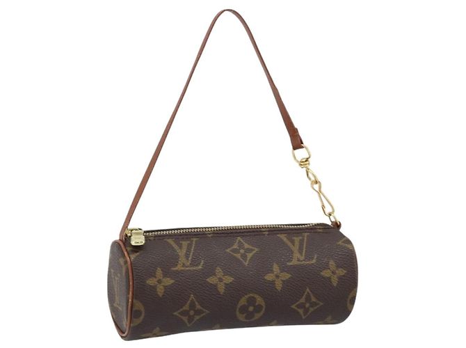 Louis Vuitton Papillon Pochette Monogram Canvas Mini Marrone