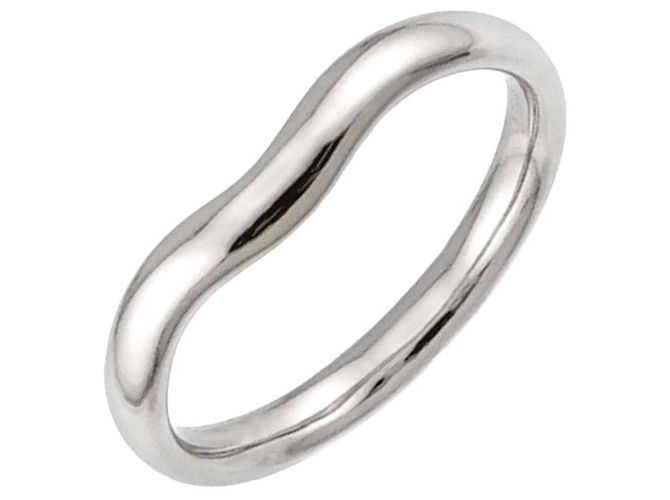 Tiffany & Co. Wide Curved Band Ring aus Platin