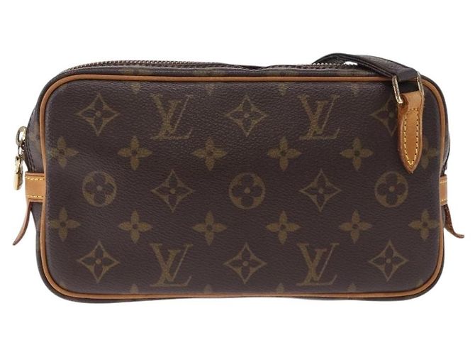 Louis Vuitton Pochette Marly Bandouliere Monogram Canvas medium Marron