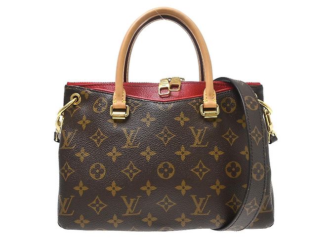 Louis Vuitton Pallas Tote Monogram Canvas with Leather BB Marrone