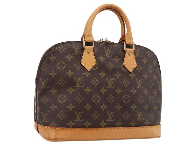 LOUIS VUITTON Monogram Alma Hand Bag M51130 LV Auth am12302A